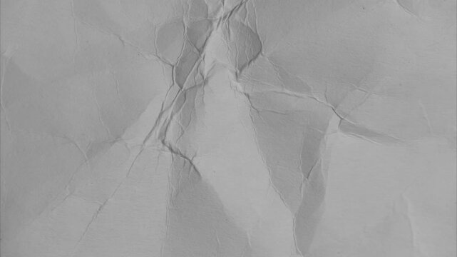 animation of the texture of white crumpled paper