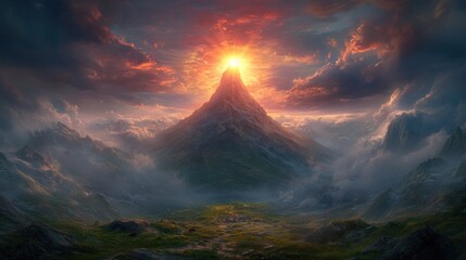 Epic Mountain Sunrise
