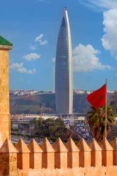 The Mohammed VI new skyscraper, a property of the Bank of Africa, is the tallest building in Africa and represent the main symbol of the modern Morocco, Rabat, 30 December 2025