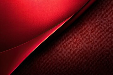 Artistic abstract with curved, overlapping red textures, lit for dramatic effect