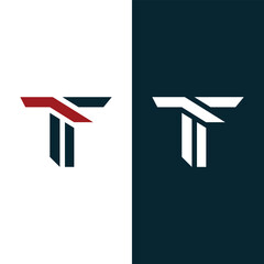 Creative Initial Letter T Logo Design Vector, T Logo, T Icon, T Design Stock Vector And Vector Art.