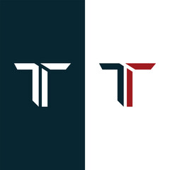 Creative Initial Letter T Logo Design Vector, T Logo, T Icon, T Design Stock Vector And Vector Art.