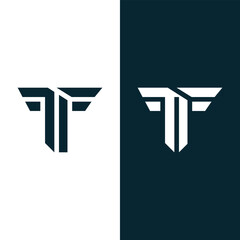 Creative Letter T Logo Icon Concept Vector Stock Vector.