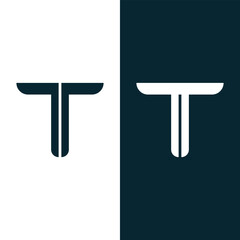 Creative Initial Letter T Logo Design Vector, T Logo, T Icon, T Design Stock Vector And Vector Art.