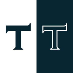 Initial Letter T Logo With Creative Modern Business Typography Vector Template. Creative Abstract Letter T icon Vector. T Logo Design Stock Vector Image And Art.