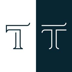 Letter T Logo Design Business Sign. Unique Logo Design T Letter, Creative and Minimalist Concept Illustrations, Vectors And Art.