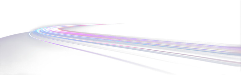 High Speed Flow Vortex with Curved Motion Lines PNG