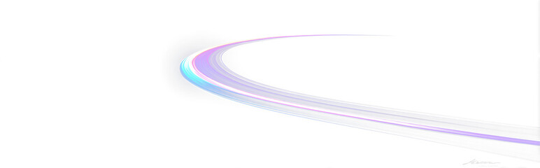 High Speed Flow Vortex with Curved Motion Lines PNG