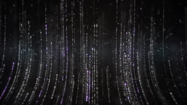  Luxury Presentation with Rising Glitter Particles Streaks for Intro, Fashion, Awards and Titles. Copy Space. Set of 5.