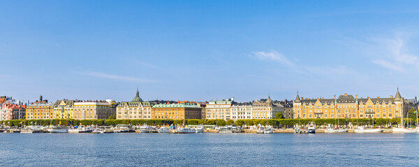 Fototapeta premium Cityscape of Gamla Stan Stockholm in Sweden