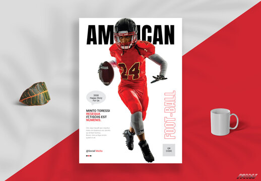 American Football Flyer Template