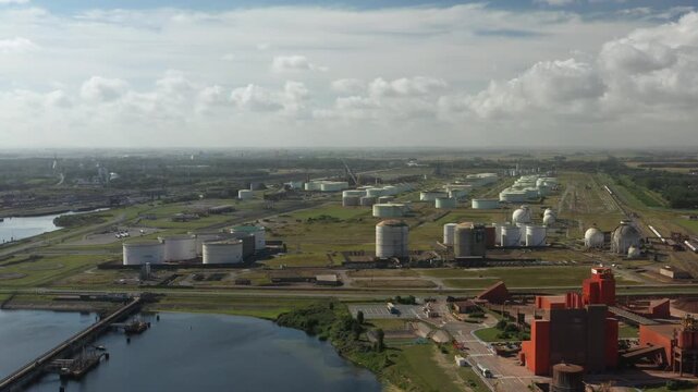 French seaside oil production plant