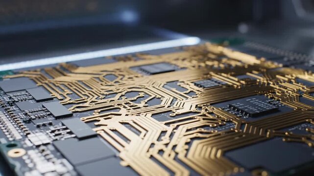 Extreme Macro Quantum Processor Chip with Raised Gold Superconducting Circuits

