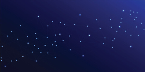A stunning night sky filled with numerous twinkling stars on a dark blue background with a subtle gradient effect