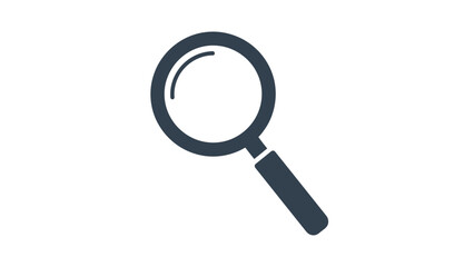 Magnifying glass icon for search and discovery.