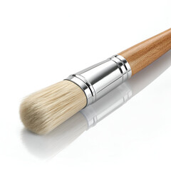 Artist Paint Brush Isolated on White Background