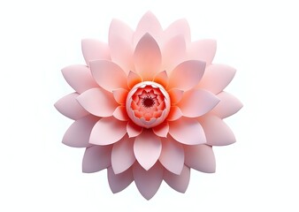 Pink Dahlia Flower Close-Up