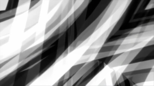 Abstract monochrome background featuring dynamic interplay of light and shadow, creating depth.