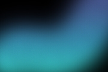 Fototapeta premium Grainy Abstract Gradient Background With Soft Blue and Teal Blur Texture