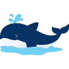 Obraz premium Humpback Whale Vector