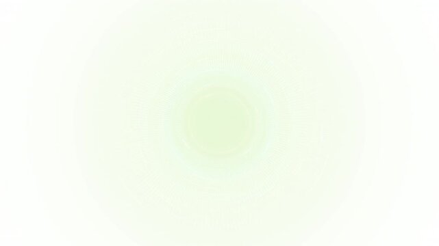 Expanding Circular Light Burst on White Background
