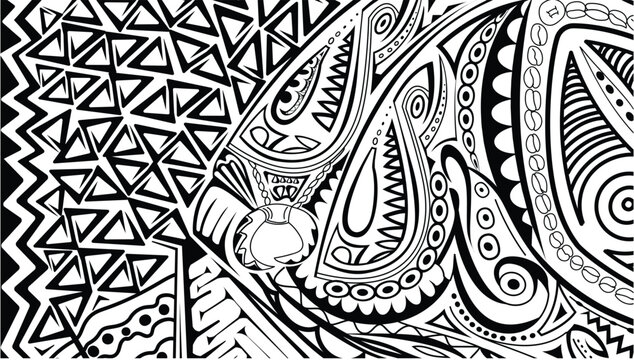 Pacific_Papua New Guinea Tribal Design
