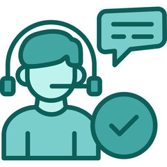 Customer Service solid icon