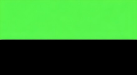 Obraz premium Vibrant lime green and deep black abstract background with a stark horizontal division creating a striking geometric color block design perfect for contemporary digital concepts