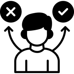 Decision Making mixed icon