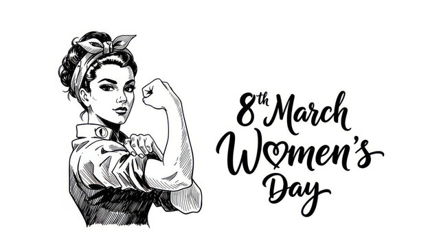 Celebrating international women's day with a powerful symbol of female strength