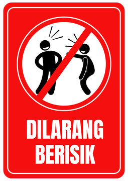 Prohibido hacer ruido