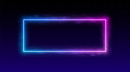 Neon light frames with gradient glow for UI and digital interfaces. Includes circles, squares, and rectangles with transparent background. PNG perfect for modern web, tech, and gaming design.