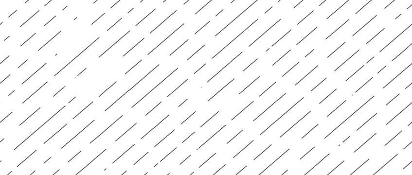 Slash dashed line diagonal line background, bg. Black and white tilted slanted strip backdrop. Simple grid, striped texture. 