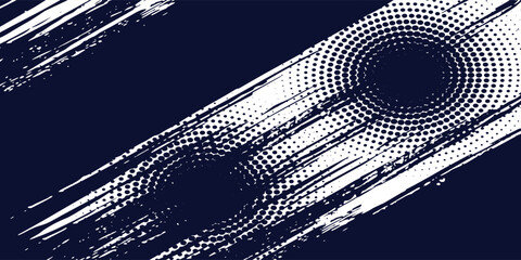 Dots halftone white blue color pattern gradient grunge texture background. Dots pop art comics sport style vector illustration.vector grunge white and blue