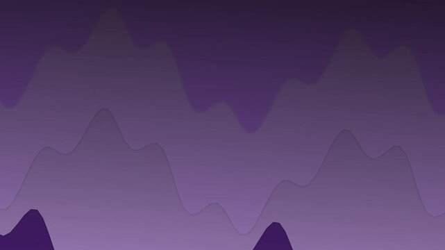 Flowing Purple Wavy Shapes Abstract Background Design