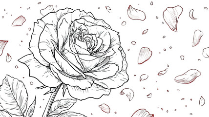 Seamless vector illustration of a vintage floral pattern featuring pink roses and green leaves for a nature-inspired wallpaper design or spring blossom ornament