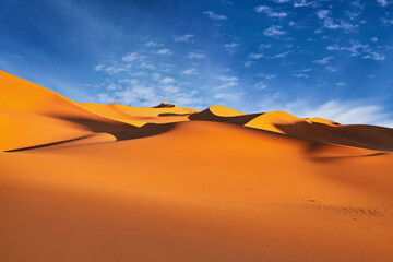 Sand dune in Sahara Desert