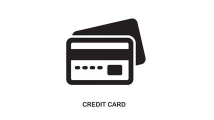 Stack of credit cards with text ideal for design on transparent background silhouette