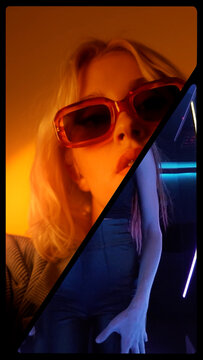 Vertical Split Screens - 2 Frames 06