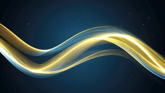 Waves of light flow and ripple across a dark background, creating a rhythmic pattern that changes across four frames