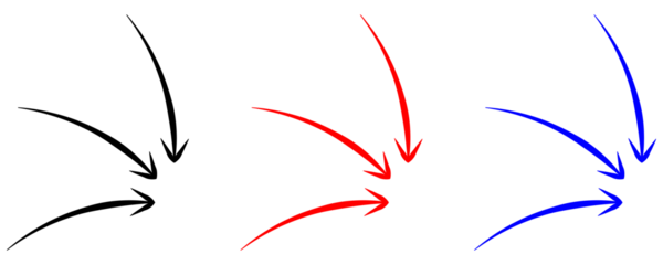 Dynamic Colorful Hand-Drawn Pointer Arrows for Digital Design Elements and Emphasis