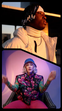 Vertical Split Screens - 2 Frames 10