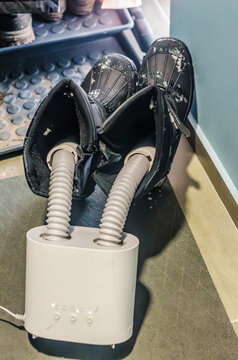 Electric Boot Dryer Warming and Drying Wet, Snowy Boots.