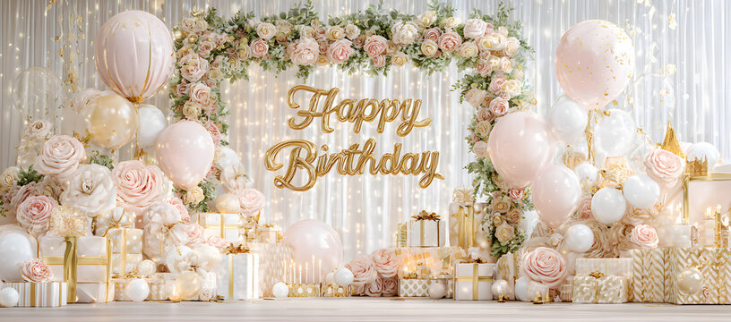 Decorative background in beige colour for celebration 