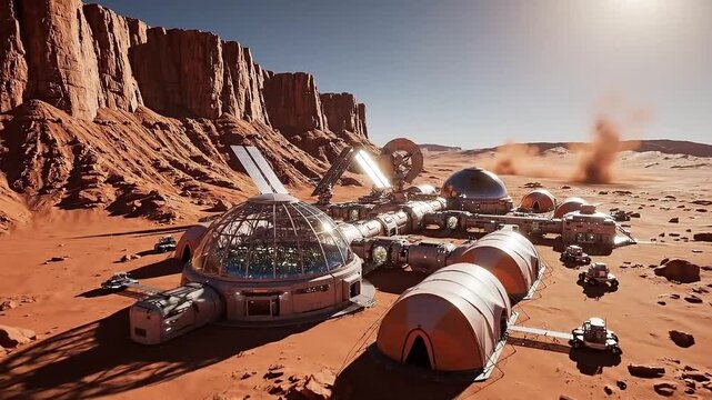 human colonization on mars planet