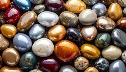 blue and black stones