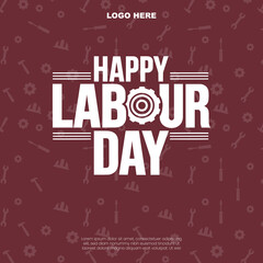 Fototapeta premium Labour Day Post