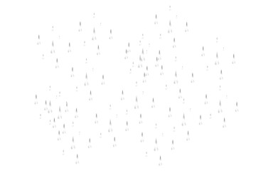 Obraz premium Raindrop Background with Falling Rain and Water Droplets, Rainy Weather Overlay Effect, Storm and Monsoon Rain Texture Isolated on Transparent Background