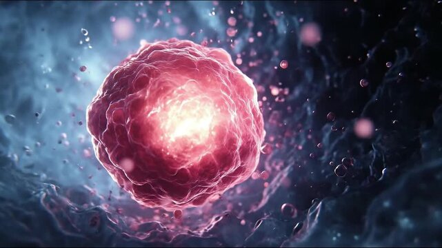 human ovum cell inside fallopian tube (travels from the ovary into the fallopian tube after ovulation)