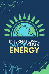 International Day of Clean Energy Poster